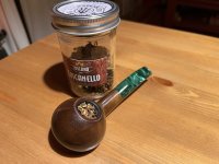 Toscano cigar pipe mix (own blend) - Mr Brog pipe.jpg
