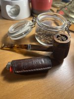 Self made cigar blend - Corn Cob pipe.jpg