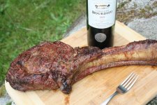 Tomahawk Steak and Bordeau.JPG