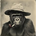 cursed_photo_of_Gorilla_wearin.jpeg