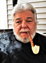 Dino with Al's pipe 5-31-19.jpg