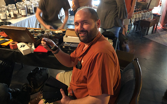 Richard Abbot - Austin Pipe Club Board Member and 2nd Place Slow Smoke Winner - Savinelli Tortuga