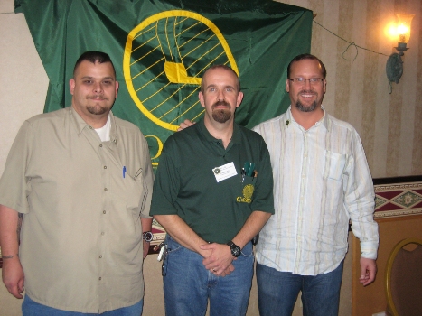 (left to right) Bob Tate, Craig Norris (President of CORPS), Kevin Godbee