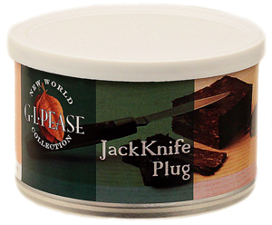 G.L. Pease JackKnife Plug Pipe Tobacco Tin