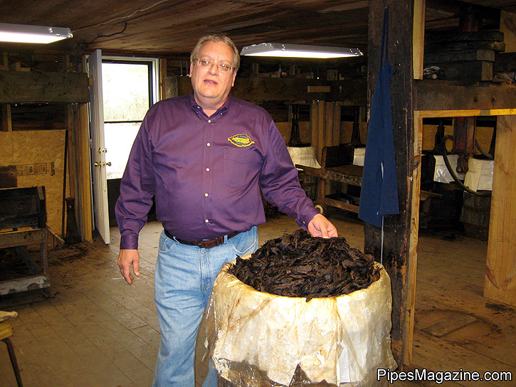 Mark Ryan After Unsealing a 10-Year Old Aged Barrel of Perique