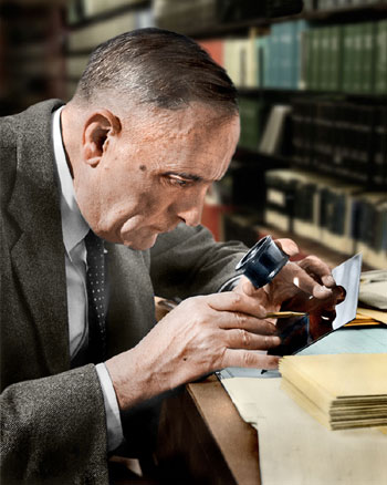 edwin hubble in the war