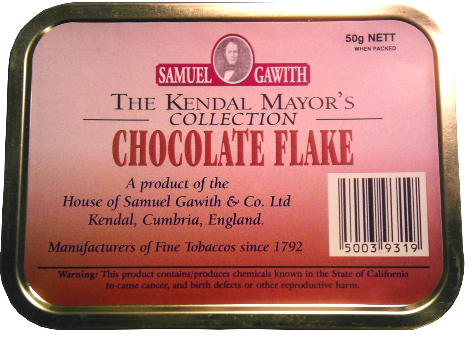 Samuel Gawith Chocolate Flake - Pipes and Cigars