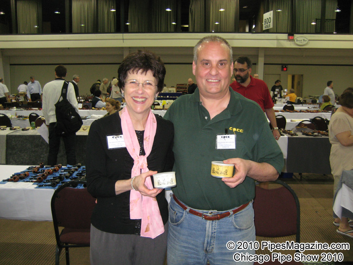 Mary McNiel from McClelland & Tad Gage with two versions of 3 Oaks