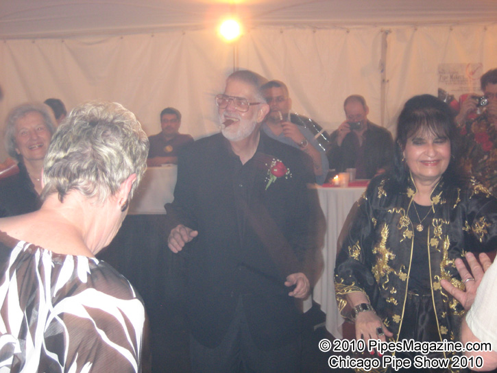 Frank Burla has Boogie Fever at the SmokingPipes.com 10th Anniversary Party