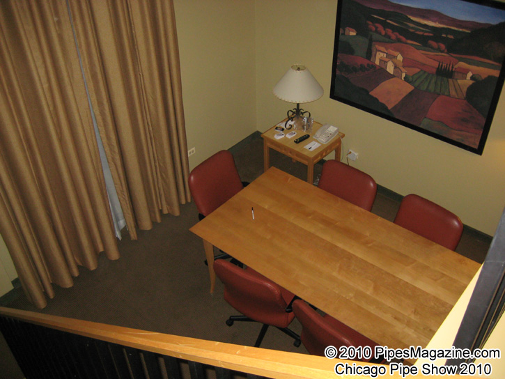 The Conference Room Table in Our Suite