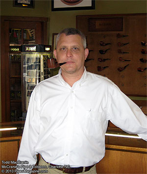 Todd McCranie, McCranie's Pipe & Tobacco Shop, Charlotte