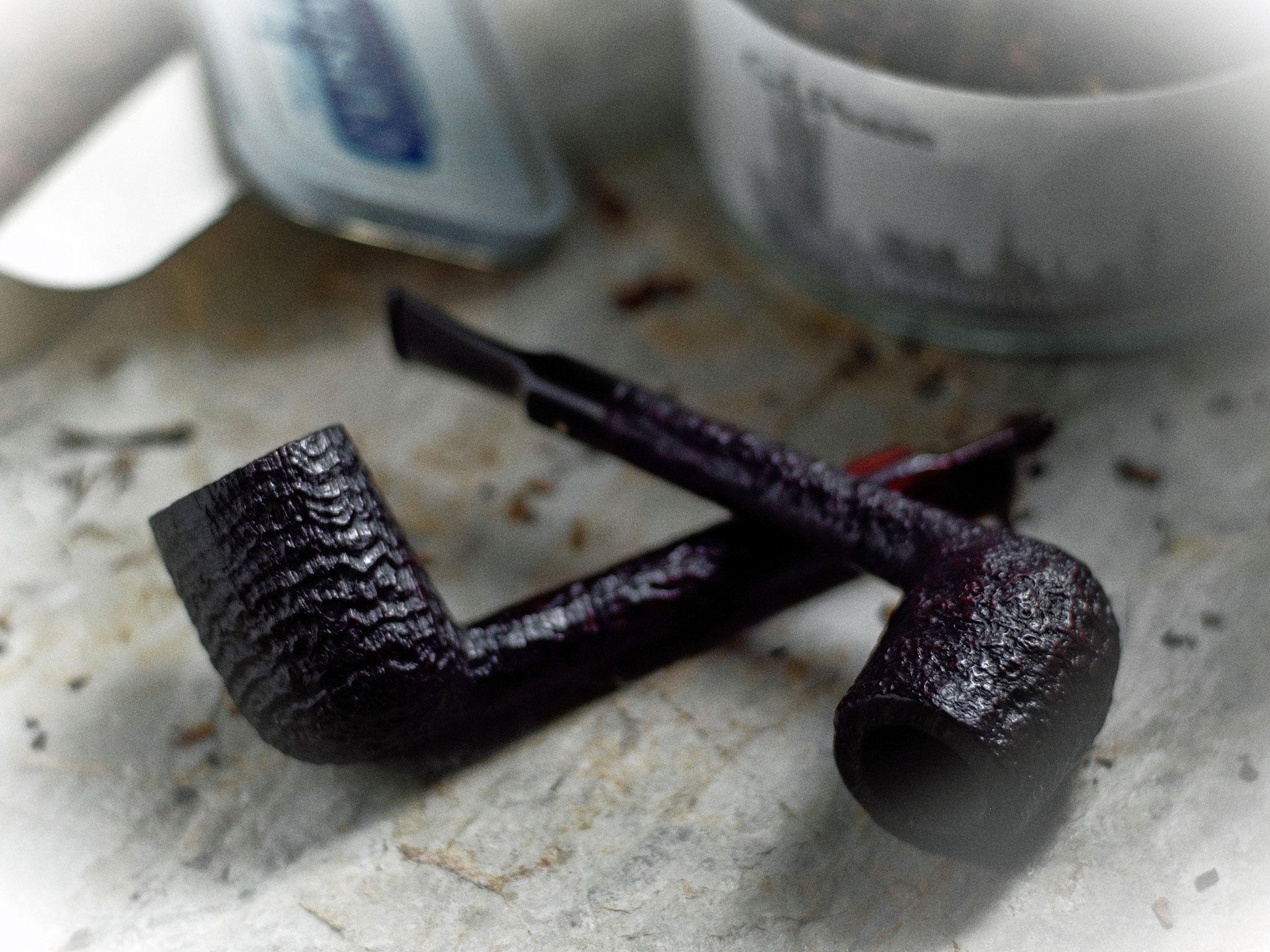 Dunhill Lovet Pipes with Capstan and Westminster Tobaccos