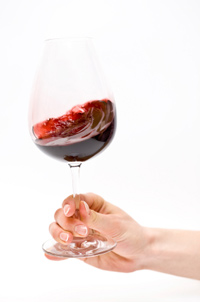 Swirl the wine to bring out the aromas